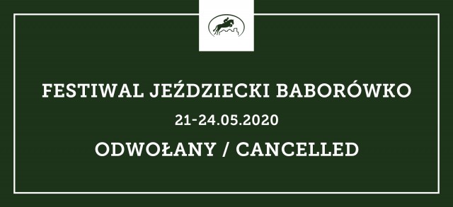 Festiwal Jeździecki Baborówko 2020 odwołany
